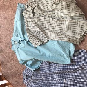 Three short sleeve men’s shirts